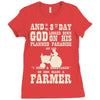 the 8th day god made farmers Ladies Fitted T-Shirt