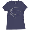 basketball sport bball streetball sportswear usa baskets ball Ladies Fitted T-Shirt