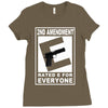 second amendment rated e for everyone Ladies Fitted T-Shirt