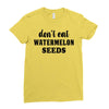 Don't Eat Watermelon Ladies Fitted T-Shirt