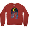 moon visitor Crewneck Sweatshirt