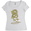 dragon flavor Women's Triblend Scoop T-shirt