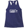level up birthday Racerback Tank