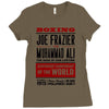 thrilla in manilla Ladies Fitted T-Shirt