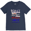 she is a crazy nurse V-Neck Tee