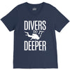 ow divers do it deeper V-Neck Tee