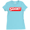sziget europe festival music Ladies Fitted T-Shirt