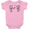 cute love robots Baby Onesie