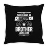 Awesome Brother Looks Like Throw Pillow
