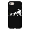 alien evolution   mens funny iPhone 8 Case