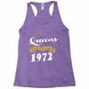 queens are born in 1972 Racerback Tank