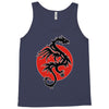 sun dragon with pearl   black red white Tank Top