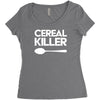 cereal killer Women's Triblend Scoop T-shirt
