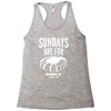 sundays are for football foot ball Racerback Tank