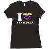 I love Venezuela Ladies Fitted T-Shirt