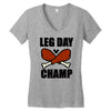leg day Women's V-Neck T-Shirt