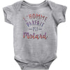 l homme parfait est motard Baby Onesie