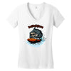playful, masculine Women's V-Neck T-Shirt