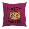 funny cat Throw Pillow