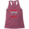 yes i am a firefighter Racerback Tank