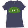 run away and keep going Ladies Fitted T-Shirt