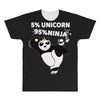 5 Percent Unicorn 95 Percent Ninja All Over Men's T-shirt