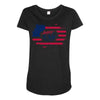 happy 4th of july Maternity Scoop Neck T-shirt