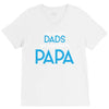 Only the Best Dads get Promoted to Papa V-Neck Tee