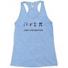 i ate sum pi t shirt s m l xl 2xl 3xl funny nerdy geeky college awesom Racerback Tank