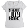 pubg - straight outta pochinki Women's Triblend Scoop T-shirt