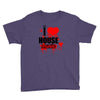 i love house music t shirt men logo3 new t shirt clothing design men Youth Tee