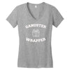 gangster wrapper Women's V-Neck T-Shirt