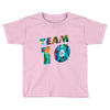 team 10 colorful Toddler T-shirt