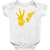 new johnny bravo Baby Onesie