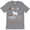 santa leo christmas ugly t shirts T-Shirt