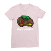 angry pumkin Ladies Fitted T-Shirt