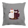 breakfast friends forever Throw Pillow