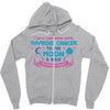 I Love Someone with Thyroid Cancer to The Moon and Back to Infinity Zipper Hoodie