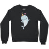 cute kawaii narwhals are cute Crewneck Sweatshirt