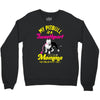 my pitbull is a sweetheart Crewneck Sweatshirt