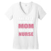 the best kind of mom raises a nurse Women's V-Neck T-Shirt
