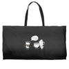 coffee that's always late Weekender Totes
