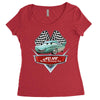 aunt flo Women's Triblend Scoop T-shirt