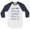 c and d 3/4 Sleeve Shirt