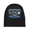 I Love Someone with Stomach Cancer to The Moon and Back to Infinity Baby Beanies