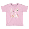 i have two titles aunt and dogmom and i rock them both with roses Toddler T-shirt