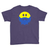 bearded smiley face Youth Tee