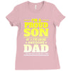 proud son dad Ladies Fitted T-Shirt