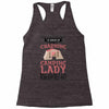 camping lady Racerback Tank