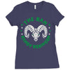randy  the ram  robinson (2) Ladies Fitted T-Shirt